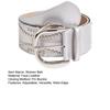 Imitation Leather Women Belt Wide Edge Design Adjustable Length Belt Punk Style Distressed Waistband