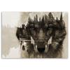Canvas Print, Wolf Abstract