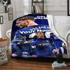 Chelsea Fc Football Player Customize Text Blanket Throw Customizable Blanket Comfortable Versatile for Chair Living Room Office Chair Livingroom