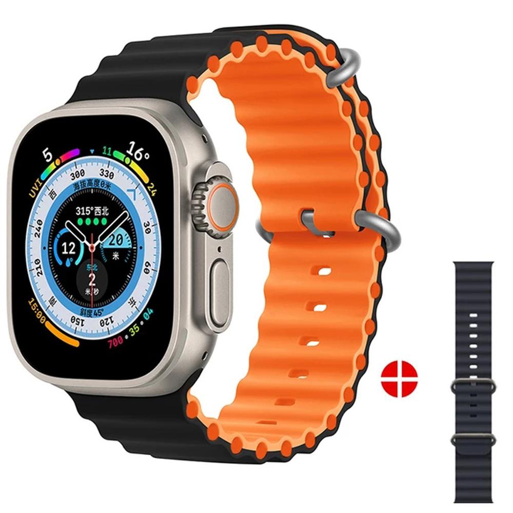 Smart Watch Ultra 8 Men Women Wireless Charging Sport Smartwatch Bluetooth Calls Heart Rate Waterproof For IOS Android Phone