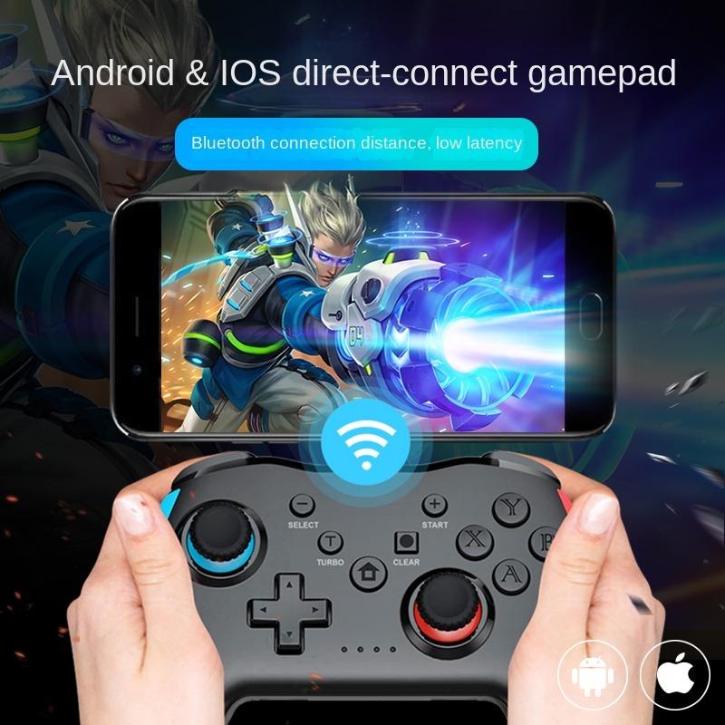GAMINJA Wireless USB BT 4.0 Double Joystick & Game Controller for Steam Deck Ios Android PC Gamepad