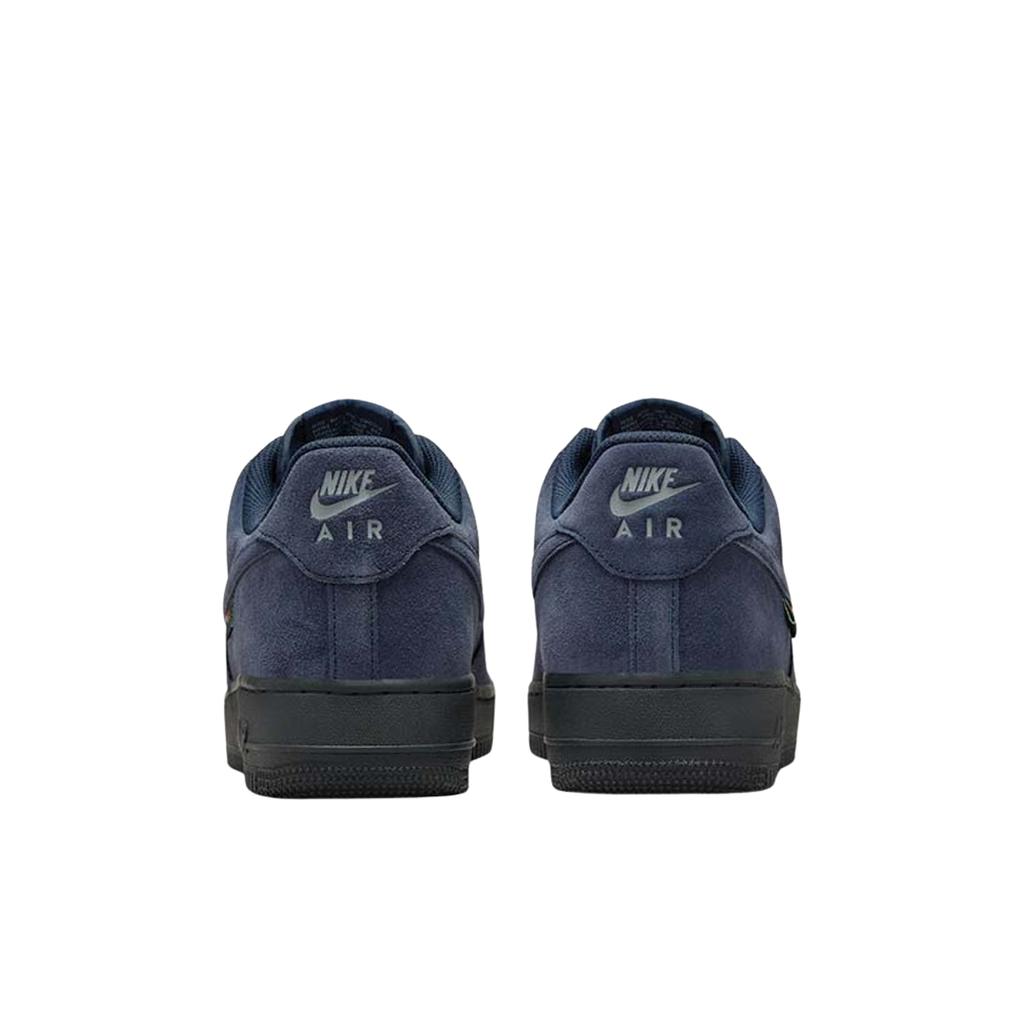 Nike Кроссовки Air Force 1 07 Low Dark Obsidian Cordura Unisex, синие, черные HQ3822-400