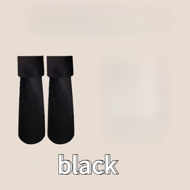 10-1 пара женских осенне-зимних толстых теплых носков для пола, большого размера, с вертикальной полоской, носки для снега, теплые носки с флисовой подкладкой в стиле гольф