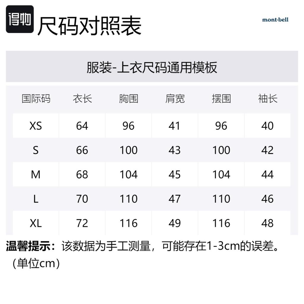 Футболка с коротким рукавом и круглым вырезом с монограммным принтом MONTBELL Унисекс
