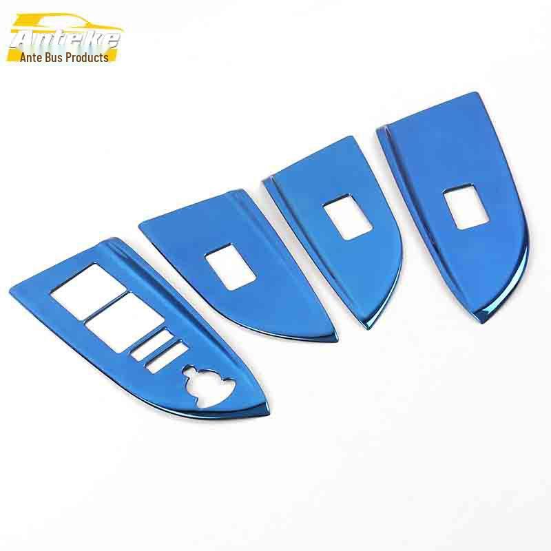 CS95 Glass Lift Decorative Frame & Window Armrest Switch Button Sequins for Car