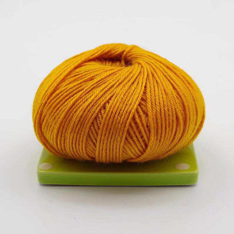Клубок акриловой пряжи для вязания свитеров, крючков, обуви, тапочек, изделий ручной работы.