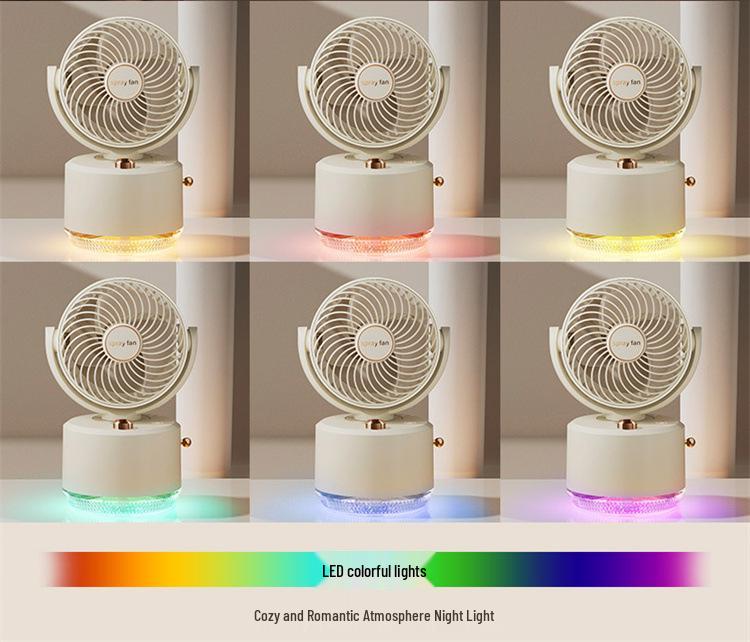 Portable Desktop Spray Fan with Humidification - Ideal for Office, Dorm, or Gift