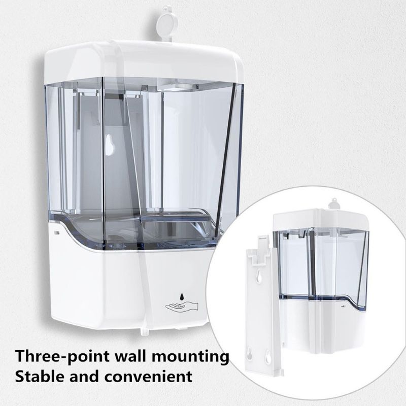 500 мл бесконтактный электрический автоматический дозатор мыла на батарейках с регулируемым управлением дозирования мыла