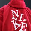 Nike Мужская куртка с капюшоном и длинным рукавом, свободная, с принтом-буквой, мужские куртки IH7118-657