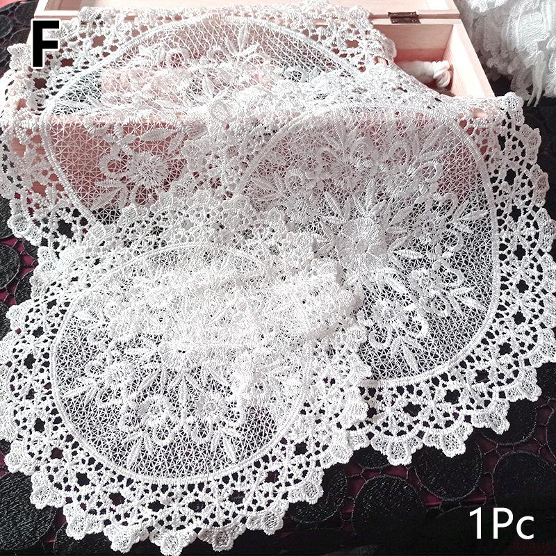 1 шт 15 см круглый кружевной вышитый ажурный подстаканник обеденный стол подставка для кофе чай коврик украшение
