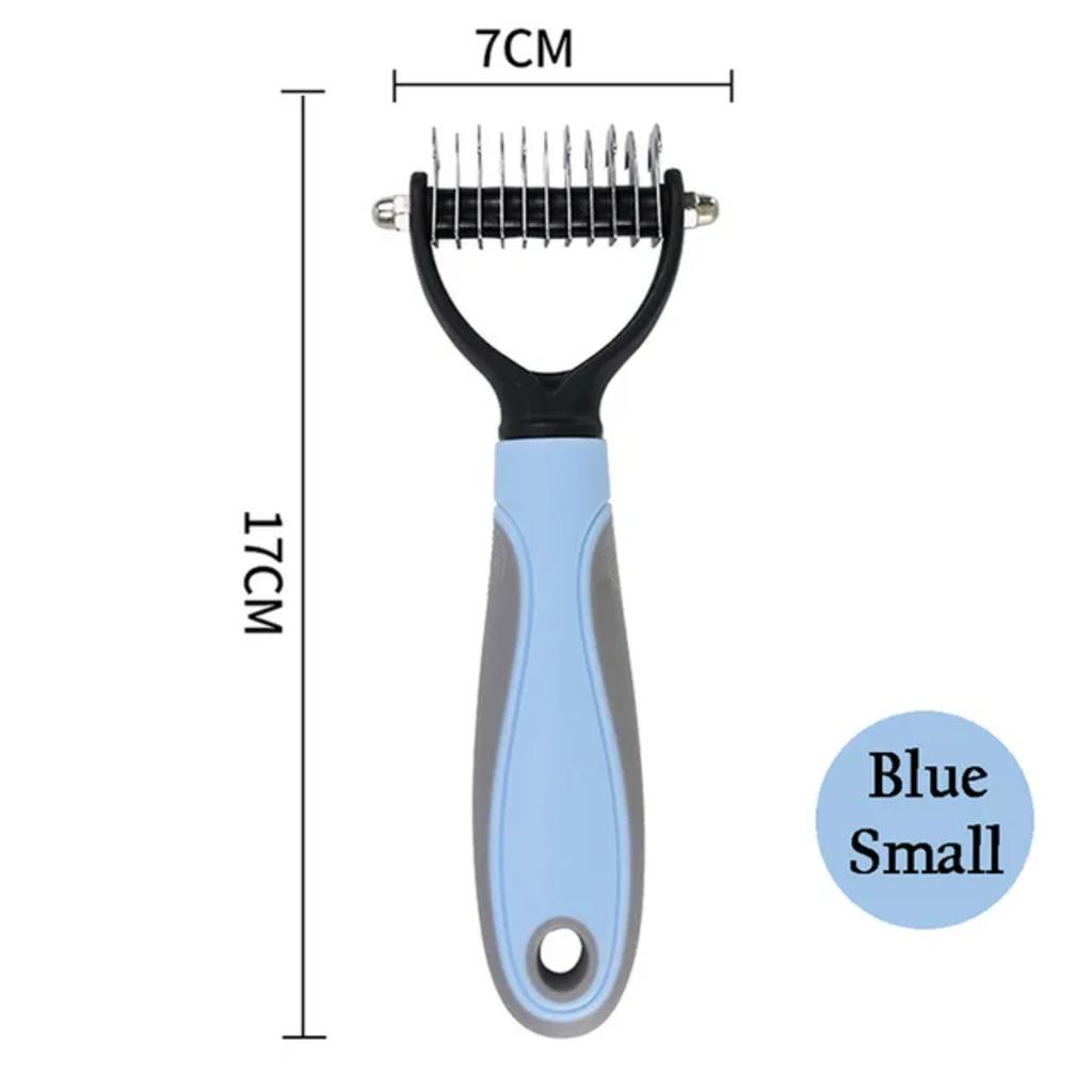 New Top-notch, premium deshedding brush for dogs, puppies, and cats - Effective hair remover and knot cutter for superior sheddi