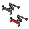 Backseat Headrest Mount Heavy-Duty Tablet Phone Holder with Metal Lock & Silicone Grips Extendable Car Accessory for Family Travel
