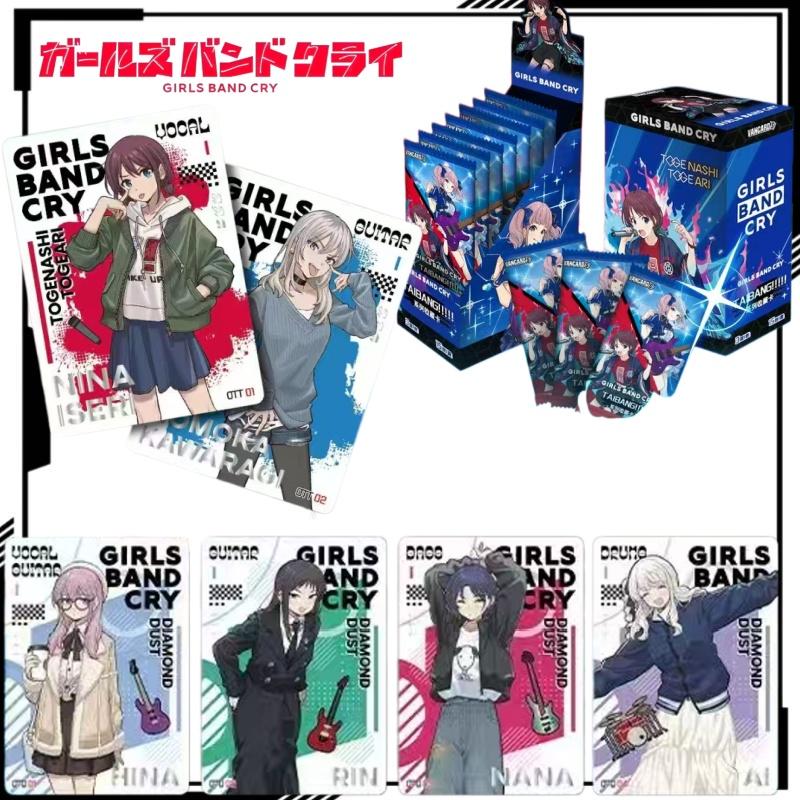 Girls Band Cry Collectible Cards Cartoon Nina Iseri Cards Full Box Anime Merchandise Holiday Gift Trendy Toy LGT Rare Edition