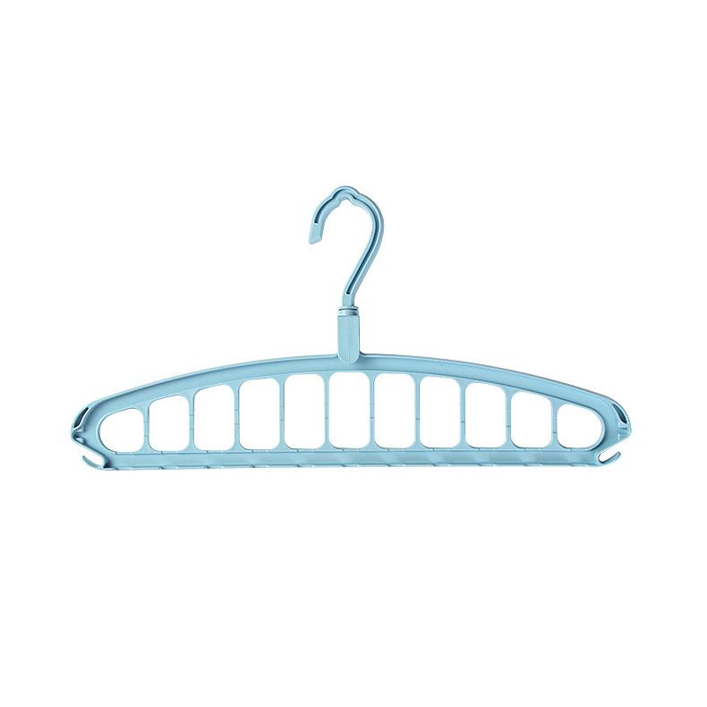 1 шт. Пластиковые вешалки с несколькими отверстиями, органайзер для экономии места в доме для спальни, гардероба, дома, общежития