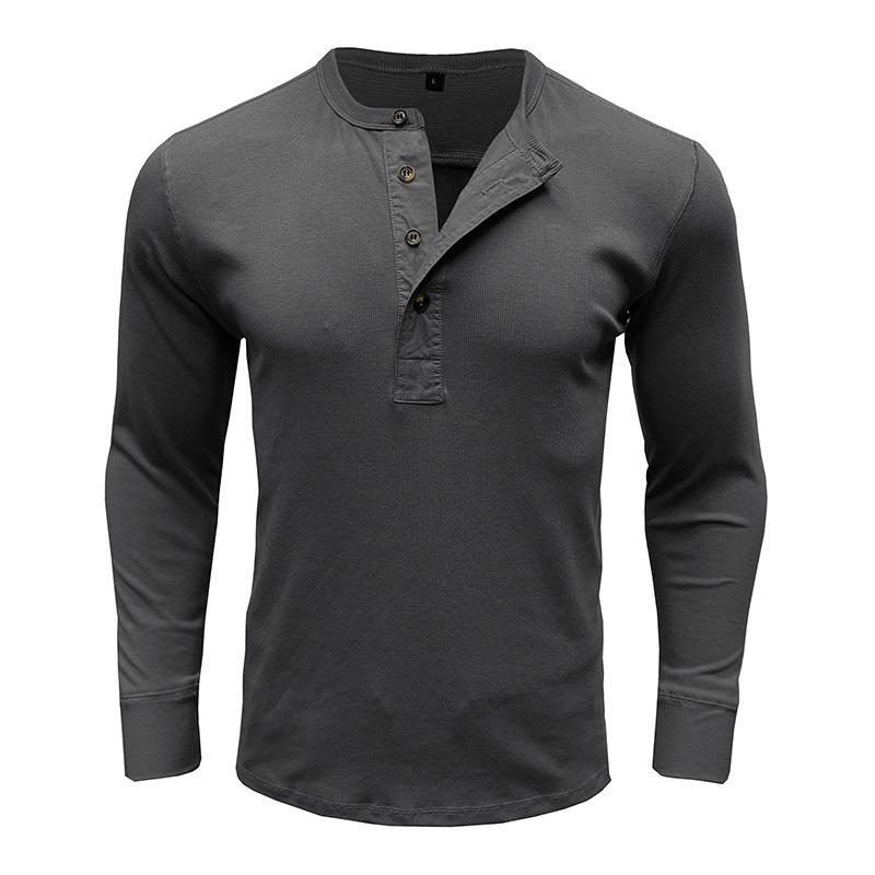 Men S Slim Fit Long Sleeve Crew Neck T Shirt Casual Top