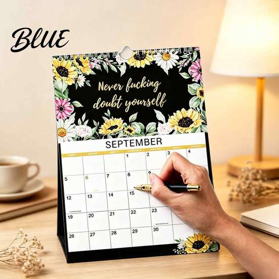 Life Management Planner 2027 Wall Calendar for Tired Ass Women Funny Sarcastic Yearly Office Accessories with Large Grids Humorous Monthly Organizer