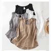 Women's Vest Fashion Casual T-shirt Tops Back Hollow Design Vest Sleeveless T-shirt Outer Wear Inner Wear Bottoming Sling
