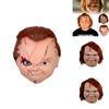 Childs Play Halloween Latex Mask With Blood Effect For Horror Party Cosplay