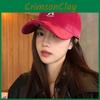 Baseball Red Beautiful Hat For Women Perfect For Spring And Summer Wear Casual