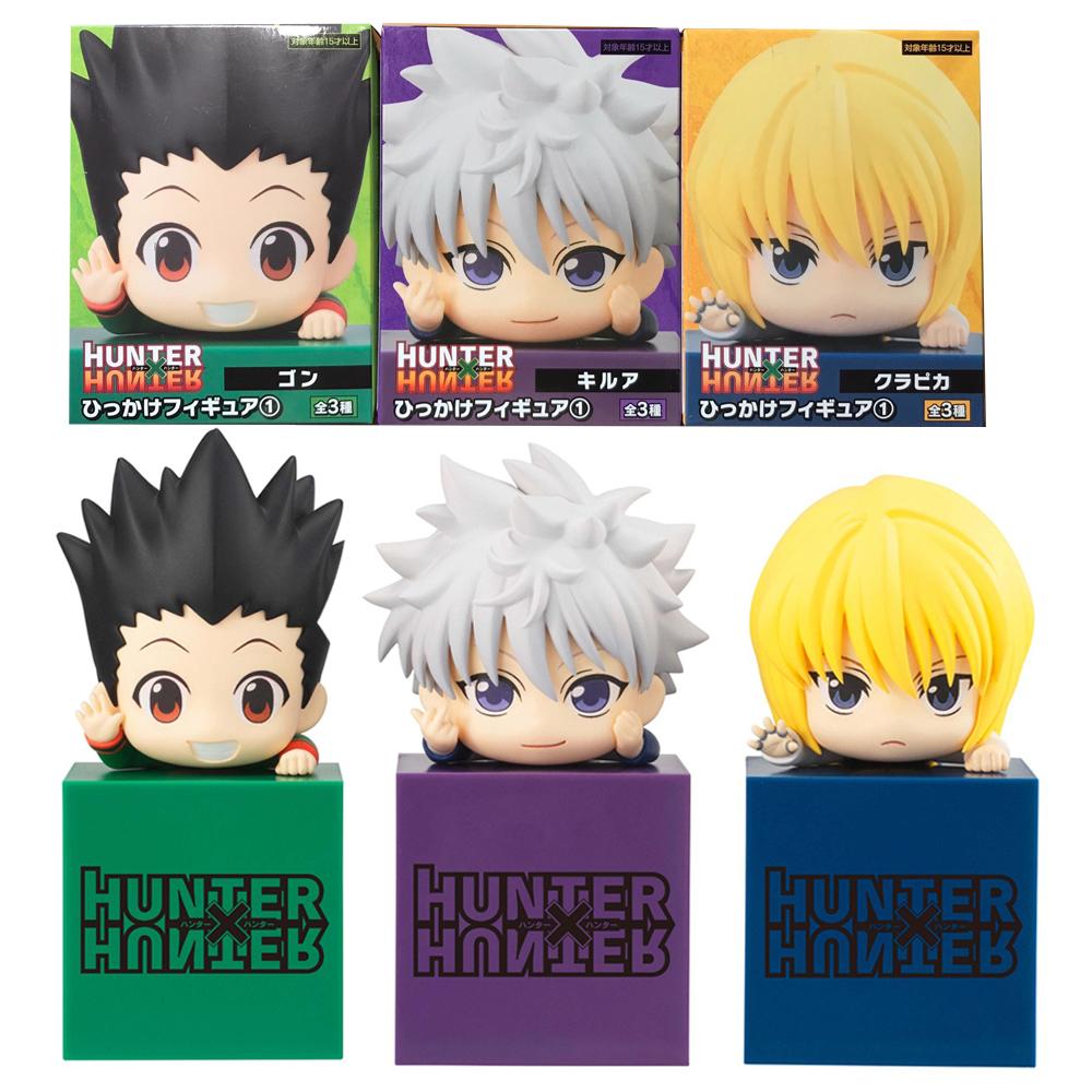 9 см Аниме Hunter x Hunter ГОН ФРИКС Аниме Фигурка Киллуа Золдика Фигурка Действия Курапика Встаньте Соберите Коллекционная Модель Куклы Игрушки