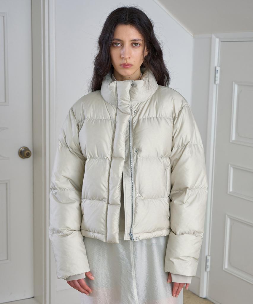 Symmetricpercent Ripstop Goose Down Puffer / Ash Beige