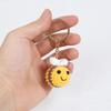 5/1pcs DIY Little Bee Keychains Creative Doll Yarn Hand Woven Gift Cute and Funny Cartoon Pendants Finished Product