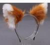 Handmade Faux Fur Animal Ear Headband Soft Lightweight Adjustable Costume Accessory for Cosplay Parties and Everyday Wear