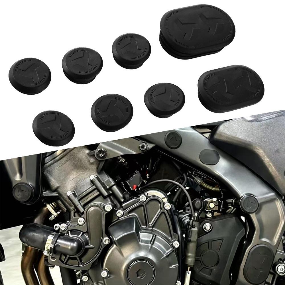 Заглушки отверстий рамы Для YAMAHA MT 09 MT-09 SP 2021 2022 2023 2024 2025