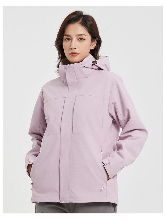 Куртка штормовая Duke с тремя степенями защиты и съемным внутренним слоем – Хлопковая куртка с логотипом на заказ, модная, для активного отдыха, альпинизма и велоспорта