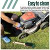 Multifunctional heavy-duty scrubber - Wooden scrubber, with bristles for cleaning, suitable for cleaning lawn mowers as well.
