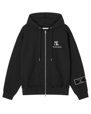 Худи на молнии Nouvelle Lumiere Signature Черный с нашивкой
