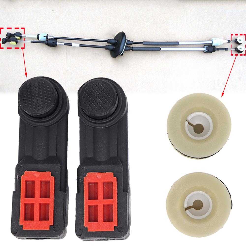 5+R Speed Chrome Shift Knob For Citroen C4 Picasso 2007 2008 2009 2010 2011 2012 2013 Manual Gear Cable Selector Linkage End Collet Bushing Repair Kit