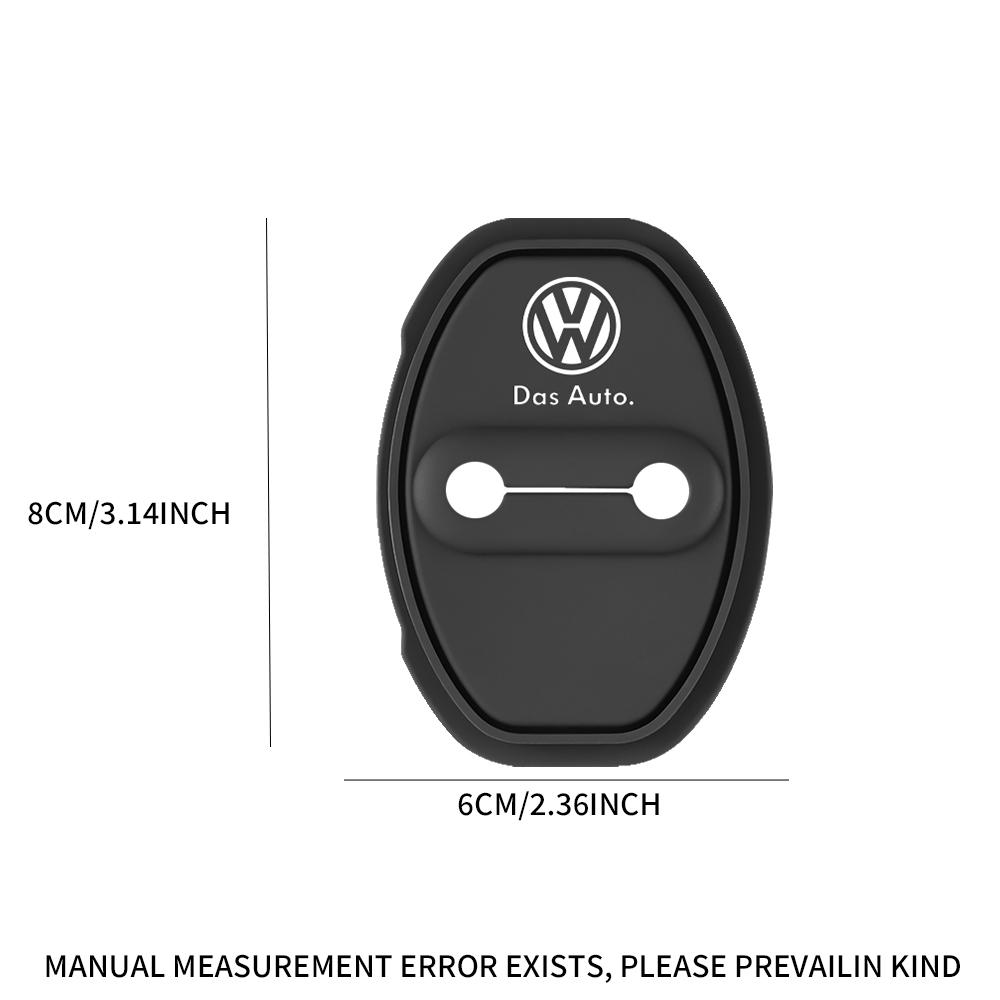 2/4Pcs Silicone Car Door Protective Cover Auto Door Locks Guard Shock Pads for Volkswagen VW R 4 Motion Caddy CC Golf 5 6 7 Bora