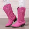 Женские ботинки Осень Зима Ретро Толстый каблук Женские ботинки