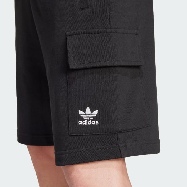 Adidas Originals Essential TREFOIL ESSENTIALS CARGO SHORTS Casual Shorts Men's Black IY2310