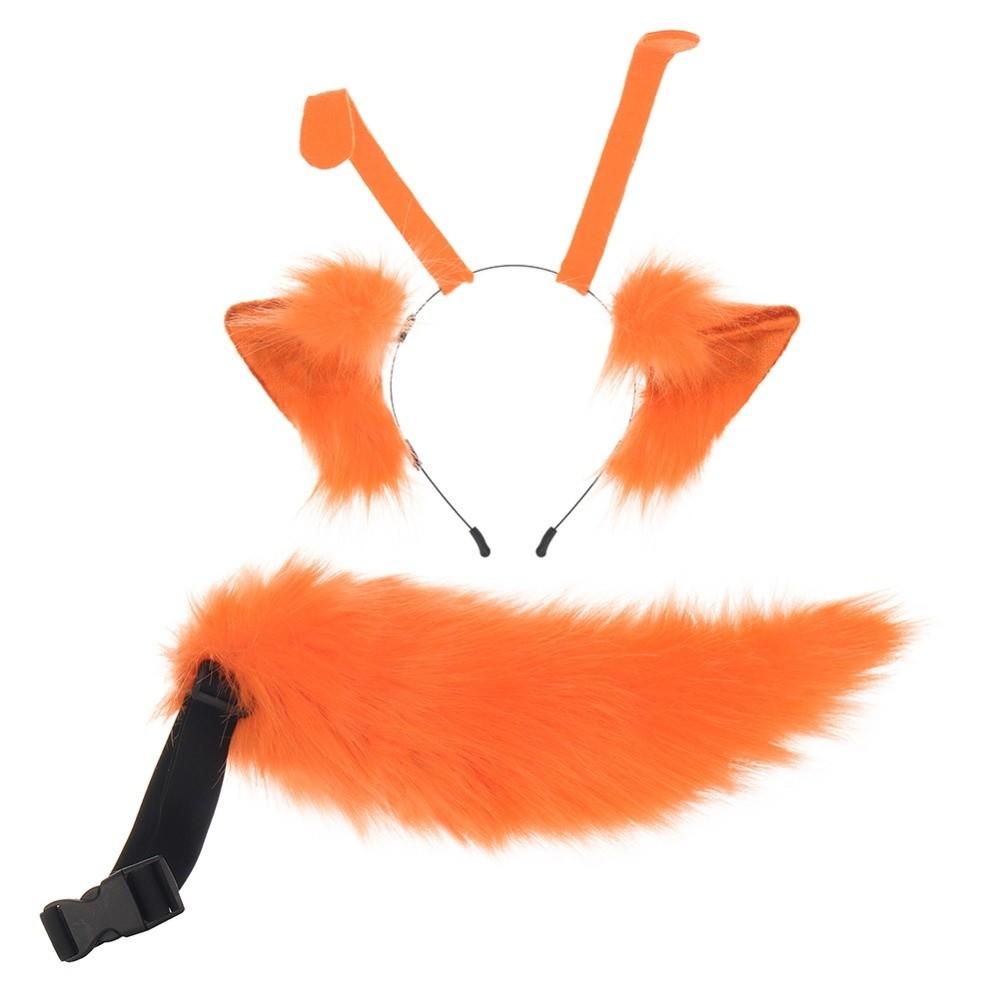 1 Pcs/set Handmade Kitten Ear Hair Hoop Headdress Cosplay Tail Animal Ear Animal Tail Suit Party