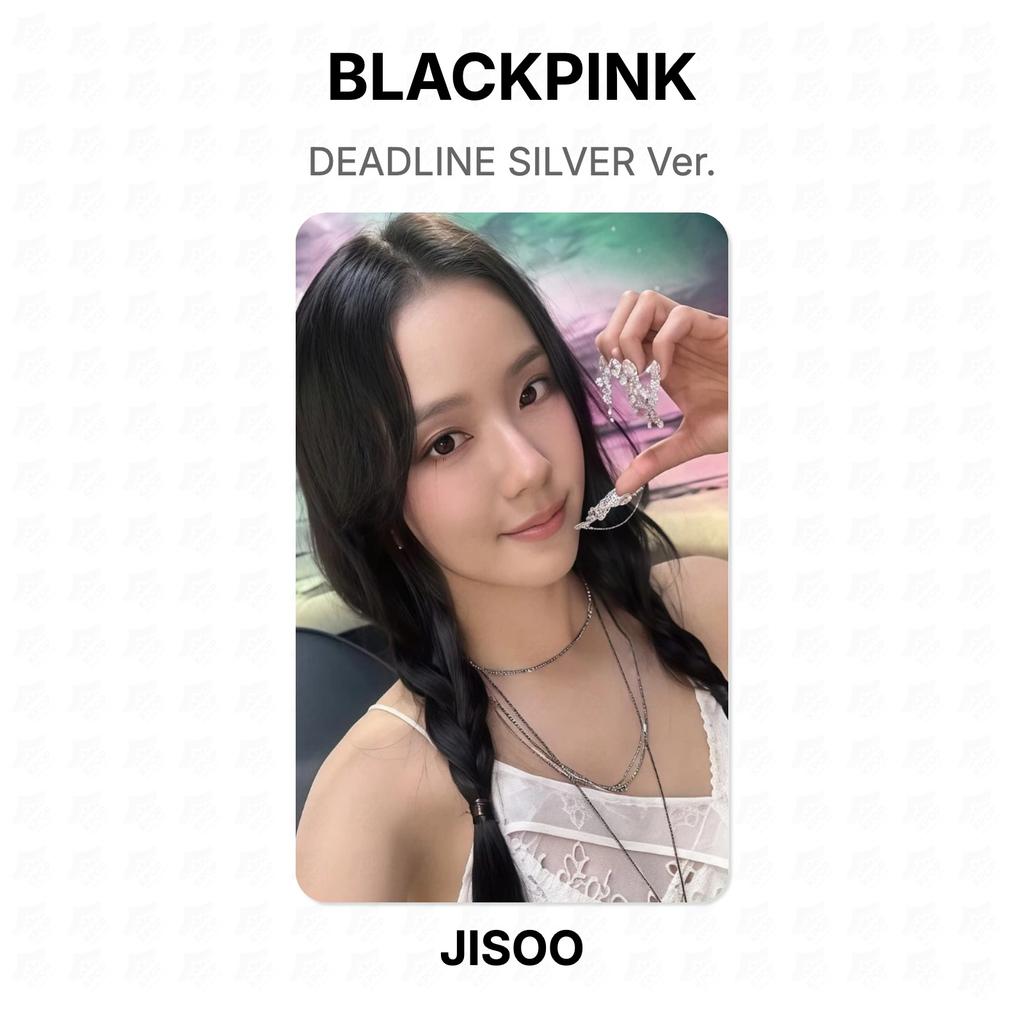BLACKPINK DEADLINE СЕРЕБРЯНАЯ Версия. Официальная фотокарта