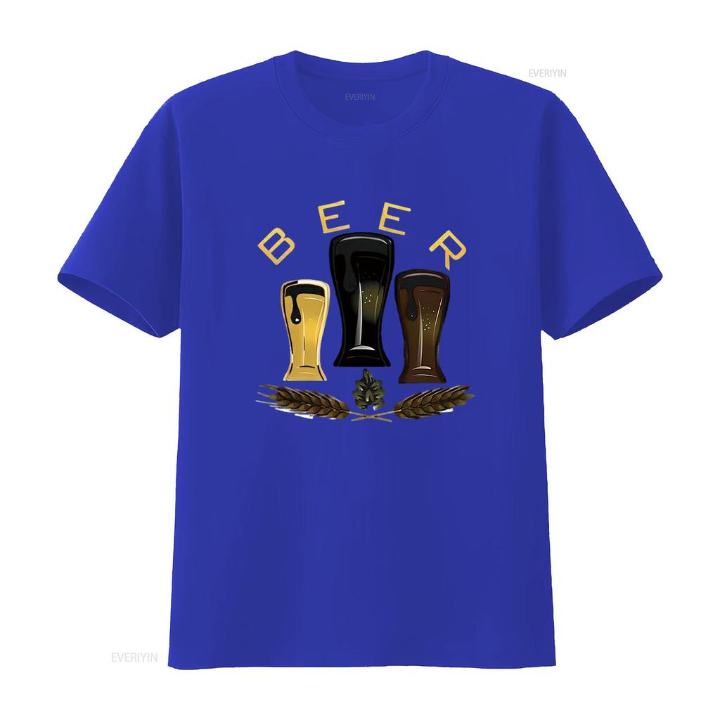 Мужская футболка BEER с круглым вырезом Черная 3XL винтажная стираная дизайнерская одежда Унисекс немного стильная мода homme Дышащая