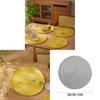 Circular Corn Fiber Coasters With Modern Minimalist Design For Restaurant Use