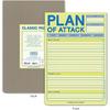 1-Count Knock Knock Plan of Attack Pads - Daily Planner Pads & To Do List Notepads, 6 x 9-inches each (Pastel)