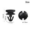 Set of 25 Plastic Front Fender Retainers for Mercedes For Benz A0029880542 Fits Various Models Including C250 E400 and SL550