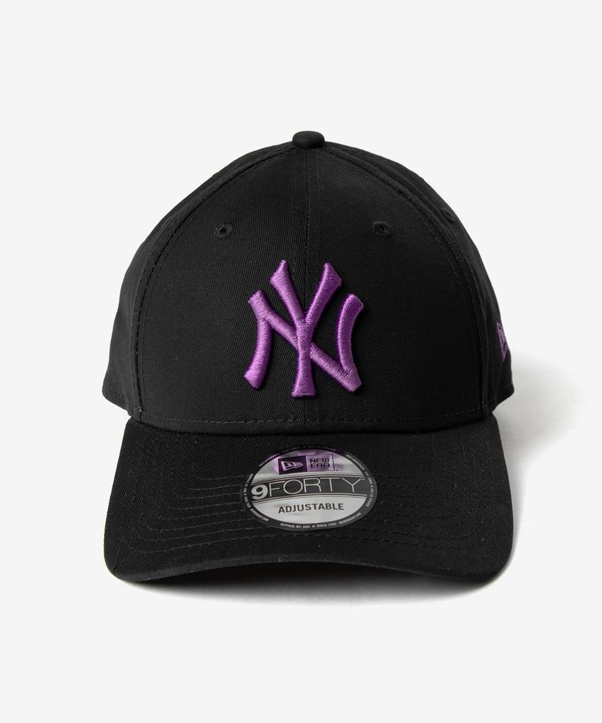 Кепка 60364451 9FORTY 940 New York Yankees MLB Classics Унисекс ЧЕРНЫЙ ФИОЛЕТОВЫЙ [New Era] & [Б/у]