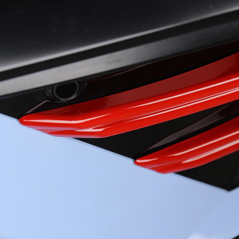 Для Hyundai Elantra CN7 N / CN7 N-line 2026 2026 Красный Стиль Экстерьера Передний Бампер Боковая Противоударная Полоса Декоративная Передняя Губа