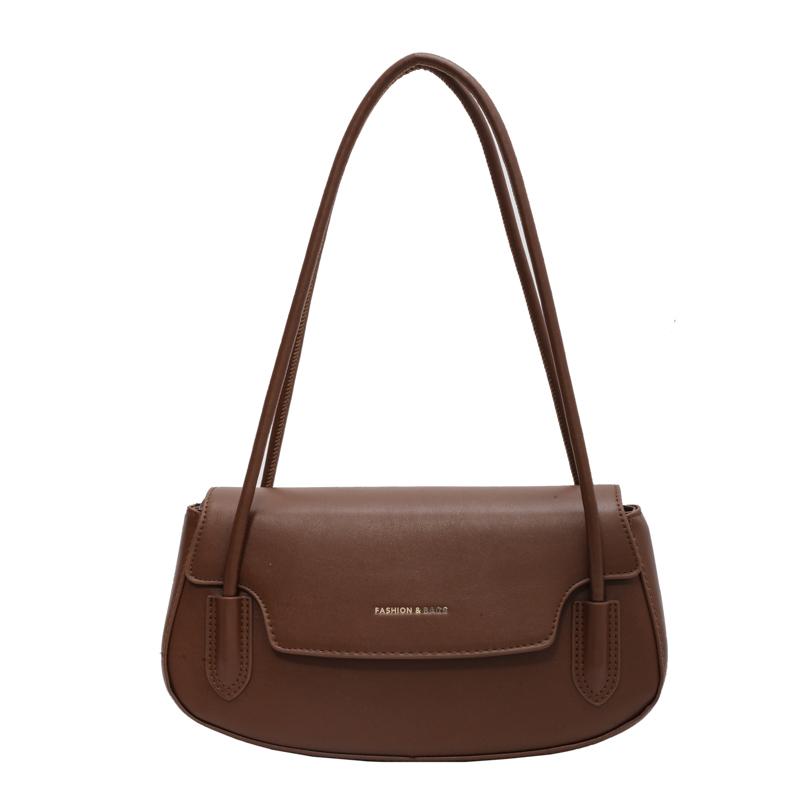 Сумки на плечо с двойными ремешками для женщин, новейшая сумка и сумка в стиле ретро, большая вместимость, уличная сумка через подмышку