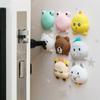 Fashion Cartoon Door Stopper Doorknob Rubber Fender Lock Protective Pad Door Crash Pad Wall Protector Savor Shockproof Crash Pad