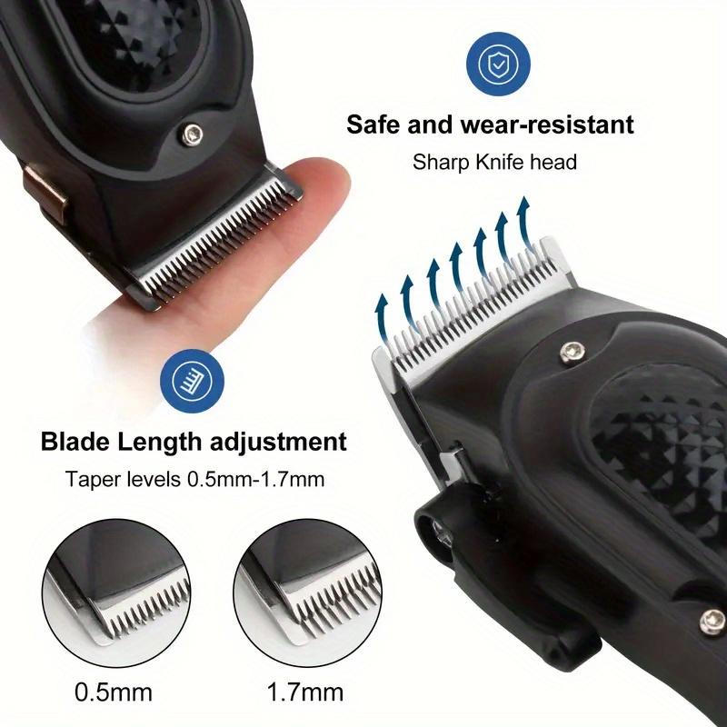 Xiaomi Professional Men's Hair Trimmer with LED Display, Rechargeable Lithium Battery USB Charging Wireless Trimmer Suitable for Trimmi