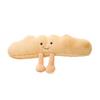 Simulation Bread Croissant Baguette Pillow Soft Toast Bread Plush Stuffed Toy Lumbar Back Hug Nap Cushion Long