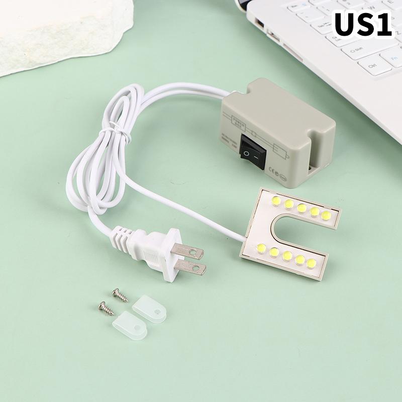 Eu/U Plug 10 Led швейная машинка свет U-образный промышленный светильник магнитный рабочий свет для сверлильных станков верстаки