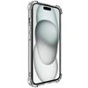 Для iPhone 15 Чехол Прямая рамка Четыре угла Ударопрочный Прозрачный ТПУ чехол