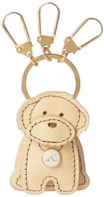 Брелок, который может стоять NH0706 Dog Unique Unique Stitch 50611 [Kitamura] вверх. Бежевый/Кэмел